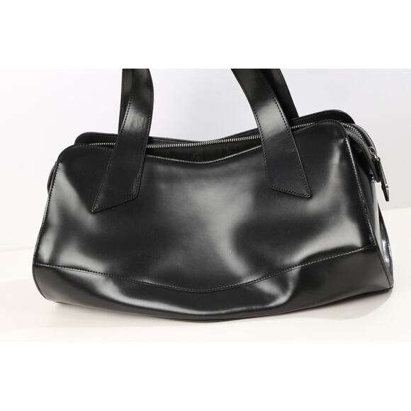 Cromia Black Women's Satchel Bag - Picture 12 of 13
